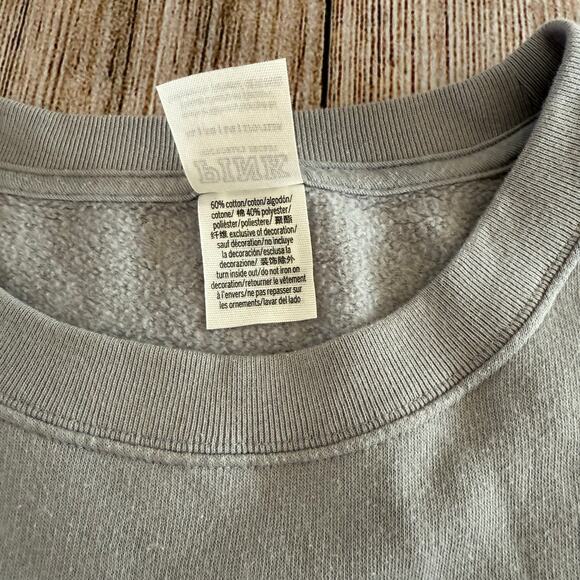 Women's XL VS PINK Campus Crew Sweatshirt - Picture 3 of 6